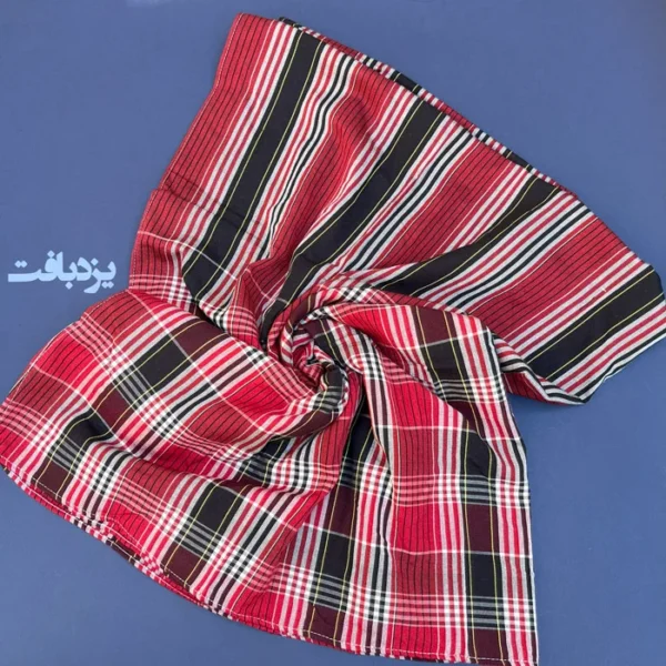 حوله حمام نخ پنبه اعلا یزدی طرح لنگ ابعاد 100 در 150